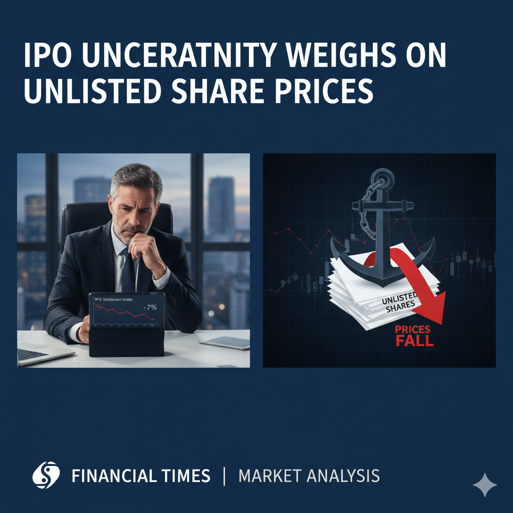 IPO Uncertainty Weighs on Unlisted Share Prices